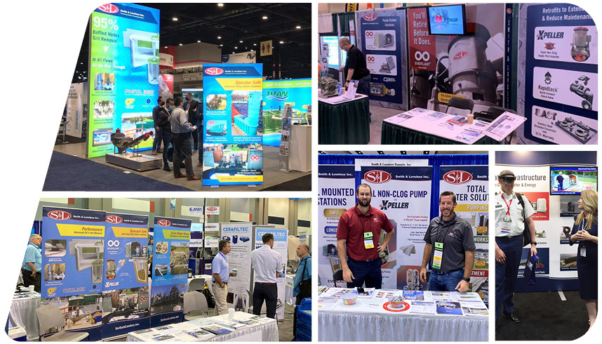 S&L Exhibits at Trade Shows like WEFTEC